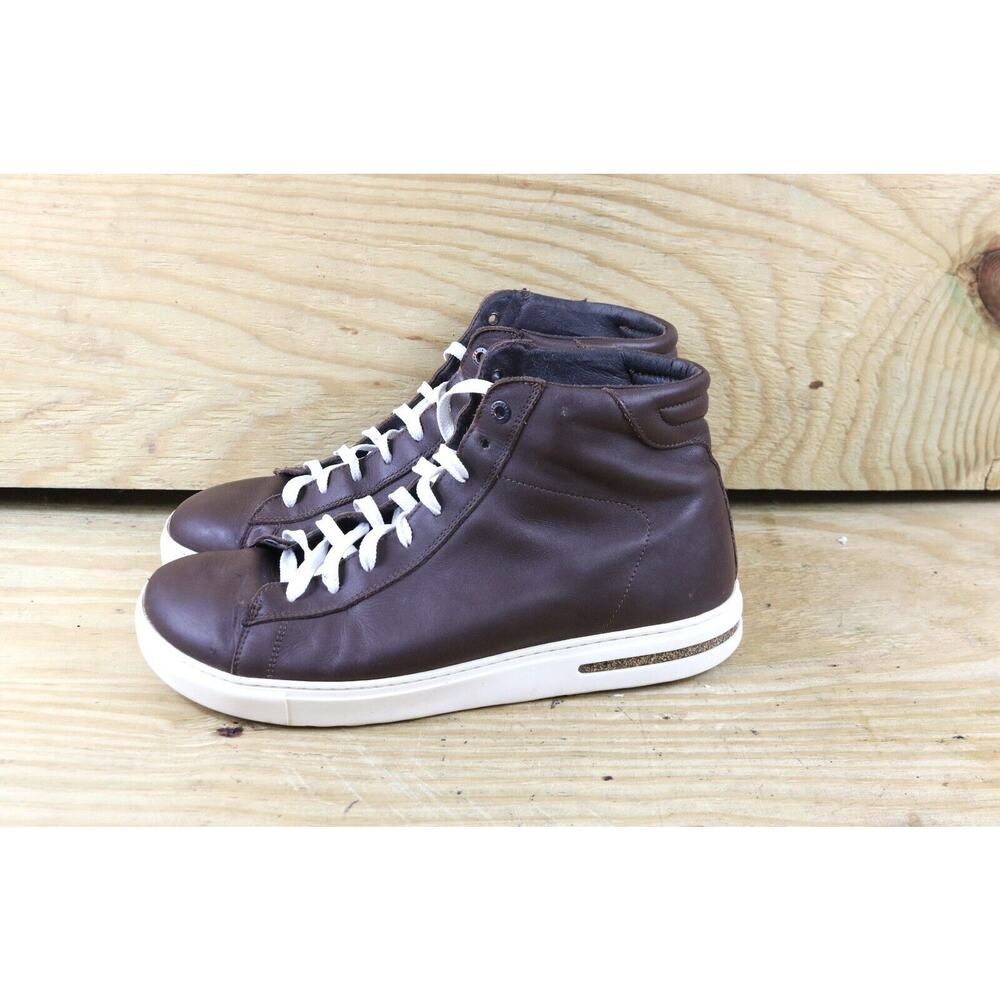 Birkenstock Sneakers 43 Mens Brown Leather Mid Bend High Lace Up Athletic
